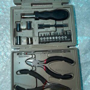 25-Piece Mini Tool Kit Set for Home, Office, Dorm, and Basic Repairs - Portable